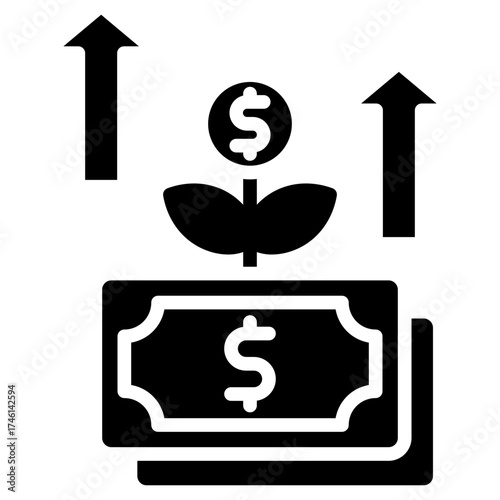 Sustainable Investment glyph icon
