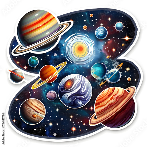 vector illustration of a satellite