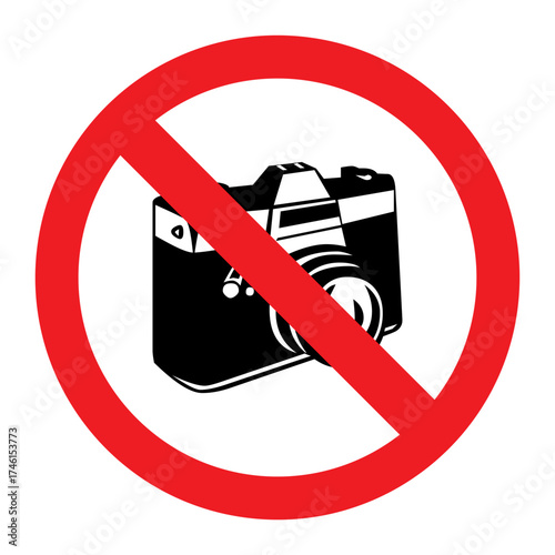 no photo sign icon vector design