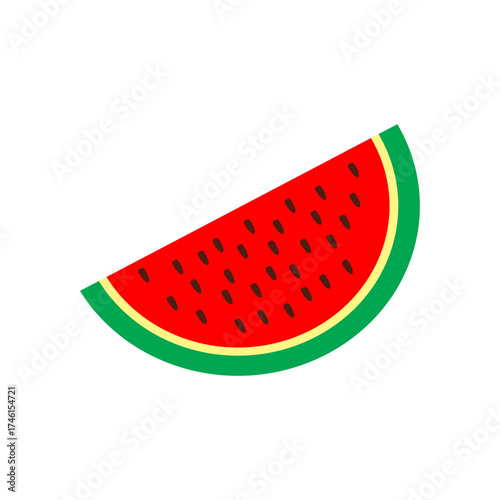 water melonicon vector design