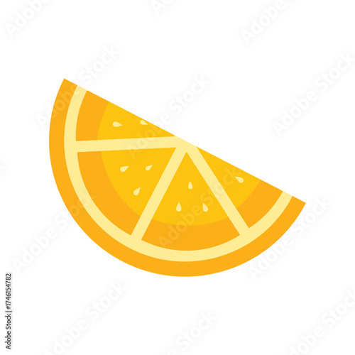 slice of lemon icon vector design