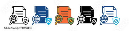 Transparency Policy multiple icon