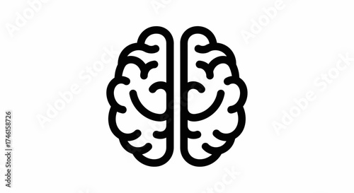 Brain in Hands Icon – Mental Health Mind Care Symbol