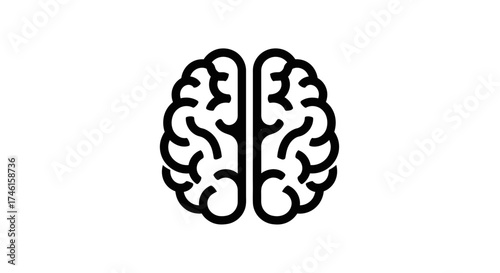 Brain in Hands Icon – Mental Health Mind Care Symbol