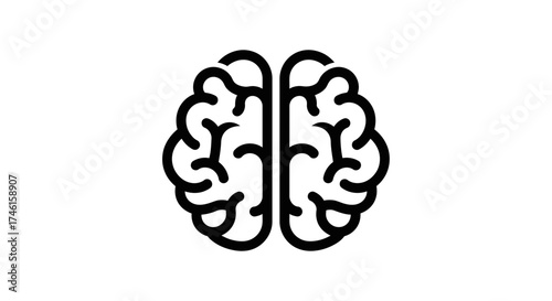 Brain in Hands Icon – Mental Health Mind Care Symbol