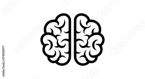 Brain in Hands Icon – Mental Health Mind Care Symbol