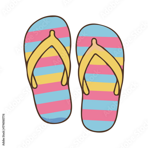 flip-flops illustration design
