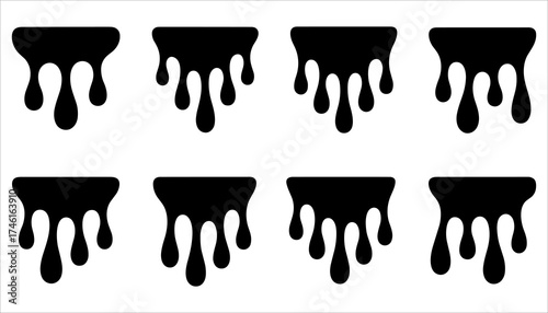 Paint Splash Vector, Ink Drip Illustration, Abstract Splash Design.