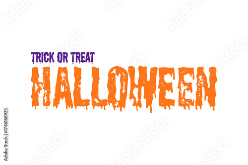 Halloween - ハロウィンHalloweenの文字の、よく目立つロゴマーク
