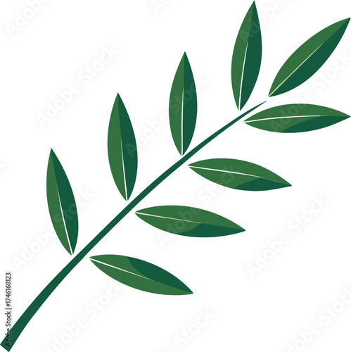 Olive branch line art