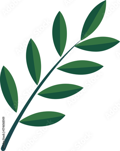 Olive branch line art