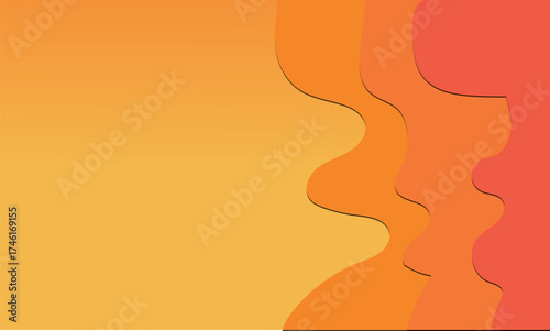 Black silhouette of a woman's head in profile with stylish hair and face is a vector illustration of beauty and fashion design