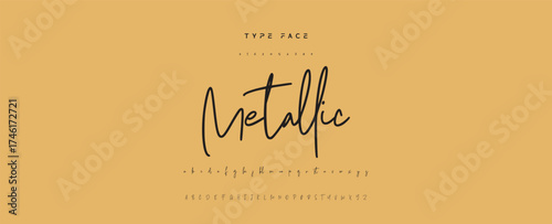 Elegant Script Font Alphabet Typography. Signature Font Calligraphy Logotype Script Brush Font Type Font lettering handwritten