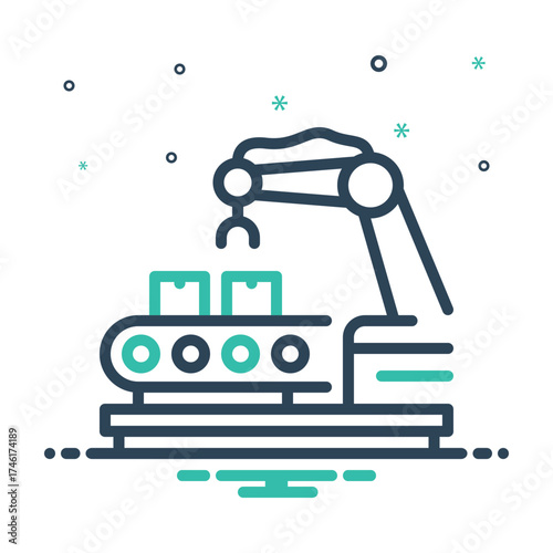 Mix icon for product assembly