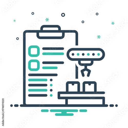 Mix icon for production planning