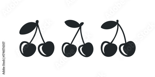 Simple Cherry Icons
