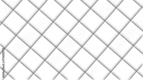 Seamless pattern of diagonal white squares with a prominent drop shadow between them.
