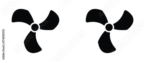 Propeller fan icon. Propeller speed icon, fan icon, abstract Propeller Fan Icon.