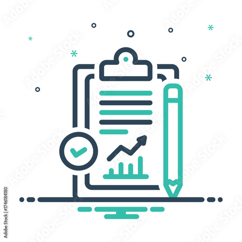 Mix icon for performance evaluation