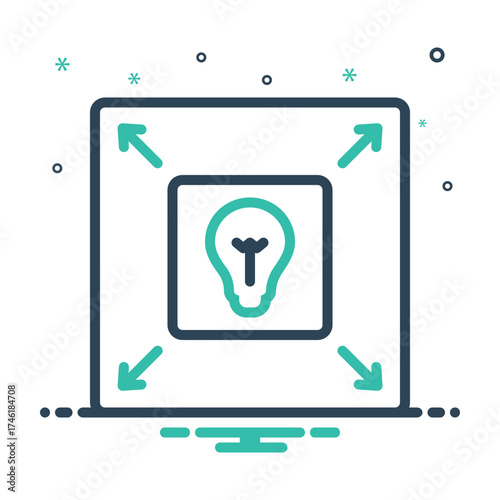 Mix icon for scalability solutions