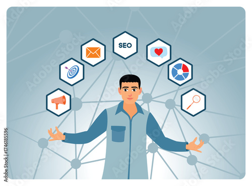 Entrepreneurs improve marketing strategies to achieve targets.