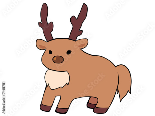 クリスマスのお供 トナカイ