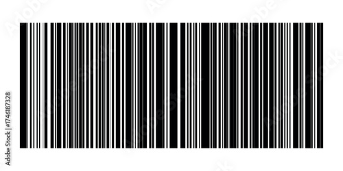 Barcode isolated on color background. Code stripes sticker. Barcode labels, customers qr code.