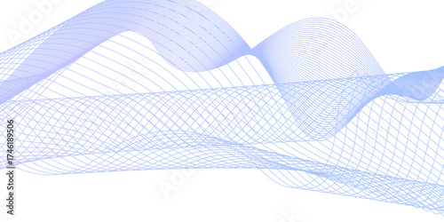 Modern digital technology design for Abstract Background. Abstract mesh glowing curved lines and modern wave design. mesh music and sound creative design.	