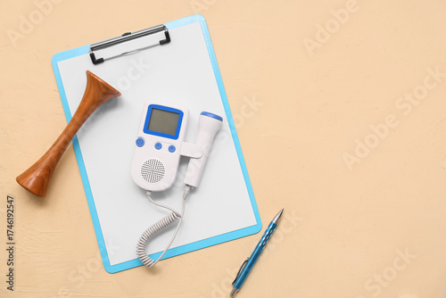 Fetal doppler with pinard s...