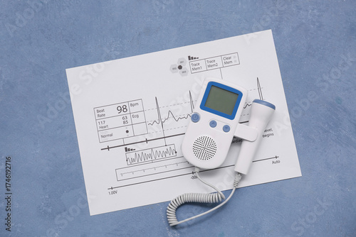 Fetal doppler with cardiogr...