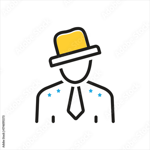 Multi color icon for style