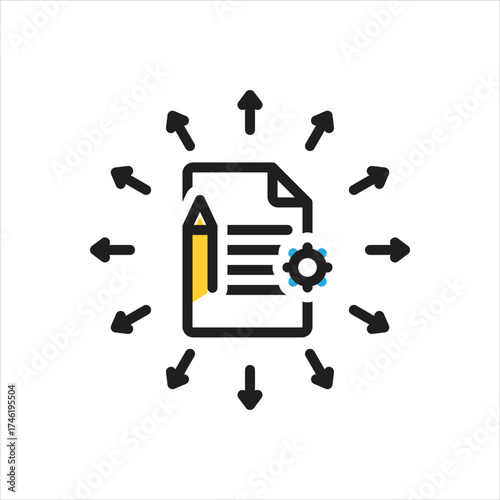 Multi color icon for assign
