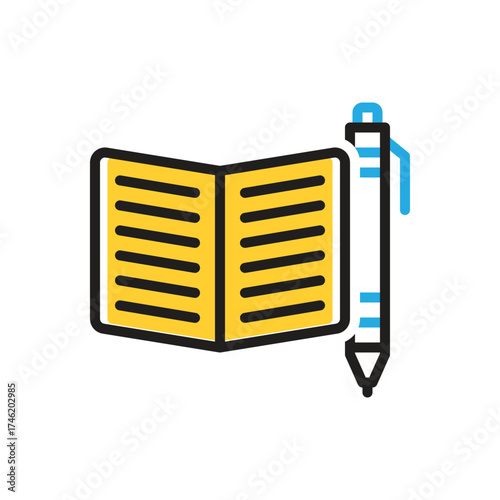 Multi color icon for subject