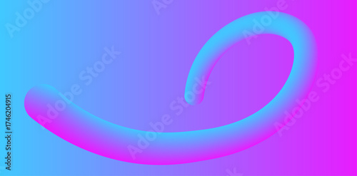 Abstract gradient background with a curved shape in blue and pink, creating a modern design