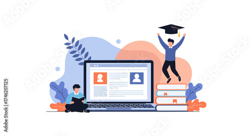 Online education and learning platforms facilitate academic success and personal growth.