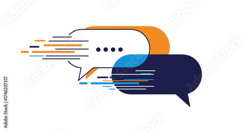 The exchange of ideas through digital communication and online conversation.