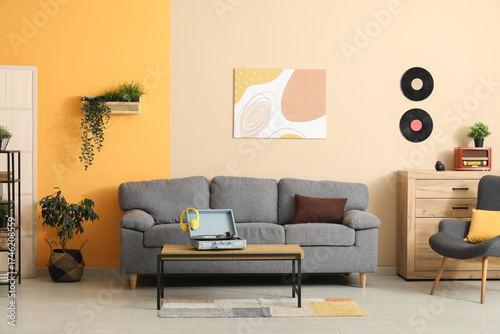 Interior of stylish living ...