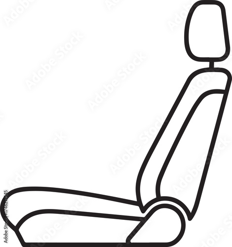 Vehicle Interior, Ergonomics & Passenger Comfort Symbol