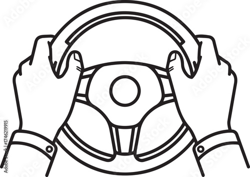 Safe Driving & Vehicle Control Symbol