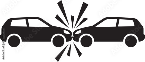 Collision, Accident & Road Safety Symbol