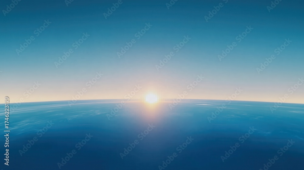 Obraz premium Sunrise over the ocean