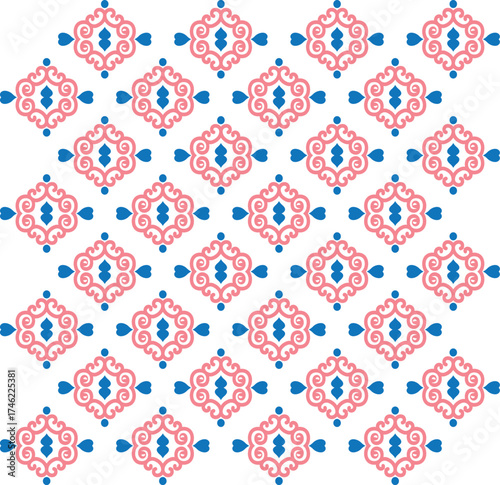 Abstract background with a geometric construction white background pattern