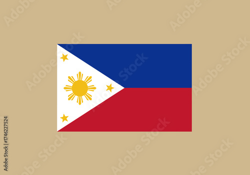 National flag of the Republic of the Philippines showcasing its design and symbolism