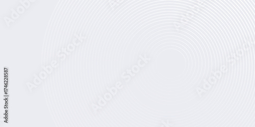 Simple nice grey background with dynamic circle modern pattern white good illustrations vector