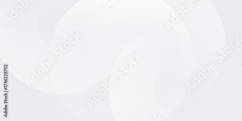 Simple nice grey background with dynamic circle modern