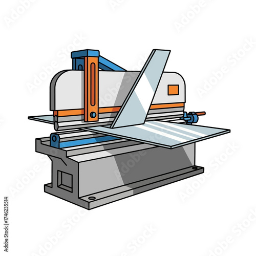 Industrial Sheet Metal Bending Machine.