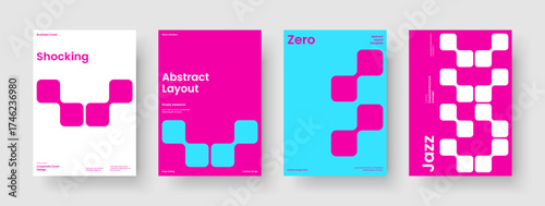 Geometric Flyer Layout. Isolated Poster Design. Abstract Brochure Template. Book Cover. Report. Business Presentation. Background. Banner. Pamphlet. Newsletter. Handbill. Magazine. Leaflet