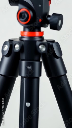 Sleek Professional Tripod with Adjustable Legs and Secure Mount for Stabilized Photography and Videography