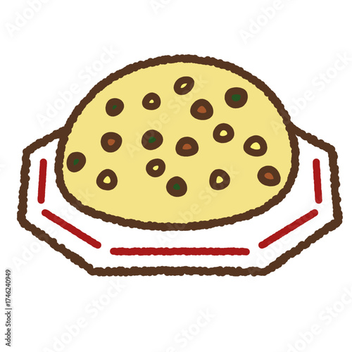 手書き風のアイコン　チャーハン