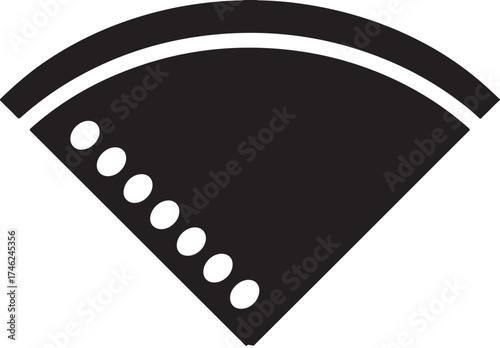 Watermelon Slice Icon  Fresh Fruit Vector Illustration